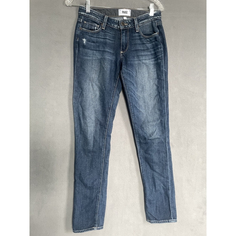 Paige‎ Denim Boyfriend Jimmy Jimmy Skinny Jeans 23 Meduim Wash Stretch 27x29